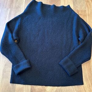 Treasure & Bond Black Off-the-Shoulder Sweater